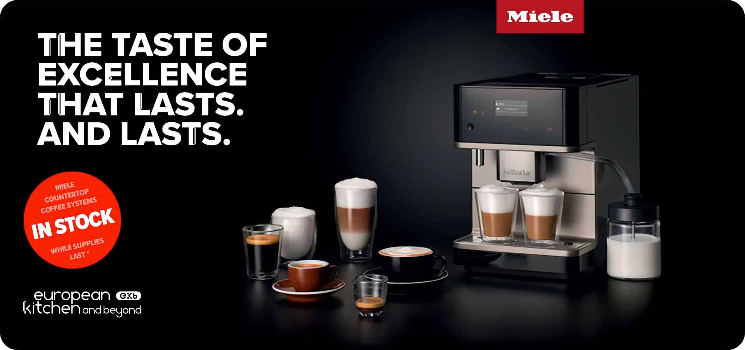 Miele Countertop Coffee Machine Promo
